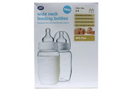 Wide neck feeding bottles